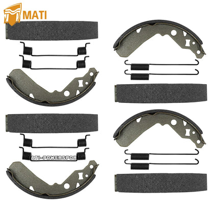 Front Rear Brake Wheel Cylinders & Shoes for Kawasaki KAF400 Mule 600 2010-2016