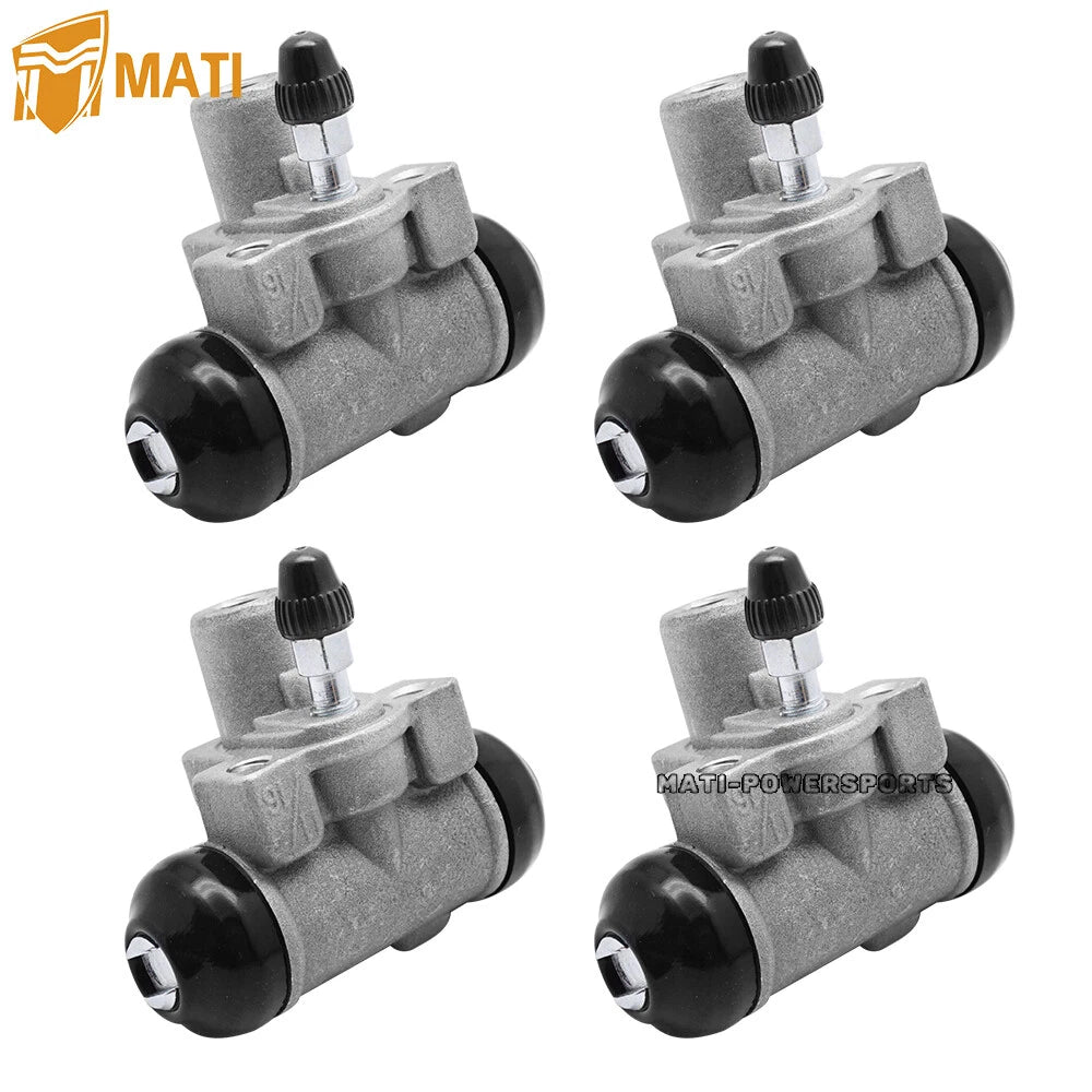 Front Rear Brake Wheel Cylinders & Shoes for Kawasaki KAF400 Mule 600 2010-2016