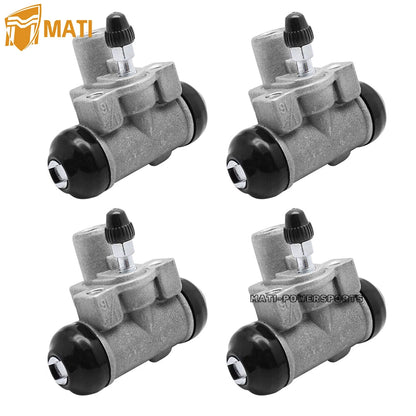 Front Rear Brake Wheel Cylinders & Shoes for Kawasaki KAF400 Mule 600 2010-2016