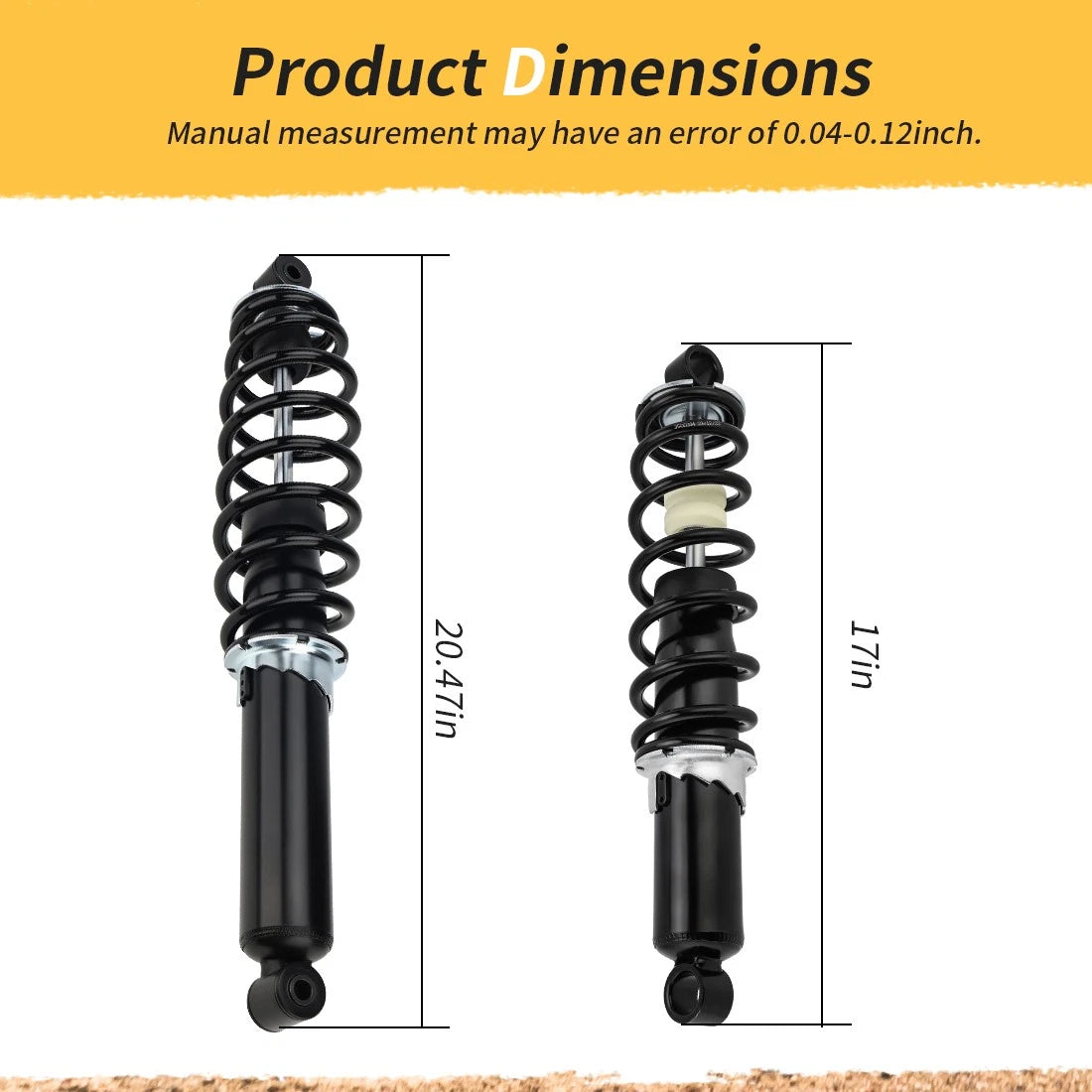 All Front Rear Shocks Absorber For Polaris Scrambler 850 Sportsman 550 1000 XP 2009-2025
