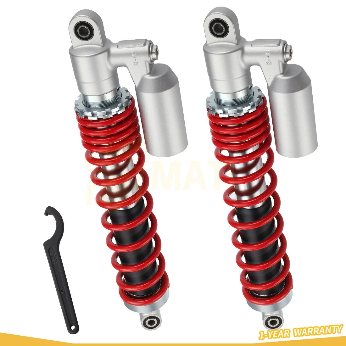 For Suzuki Quadsport Z 400 LT-Z400 03-14 52100-33H10-YKS Front Shocks Absorber & Adjustable Tool