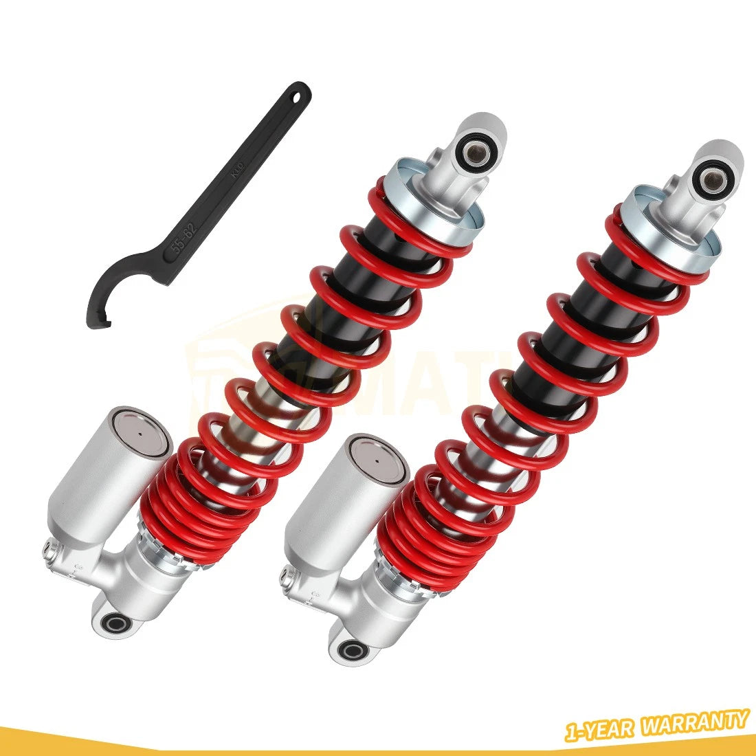 For Suzuki Quadsport Z 400 LT-Z400 03-14 52100-33H10-YKS Front Shocks Absorber & Adjustable Tool