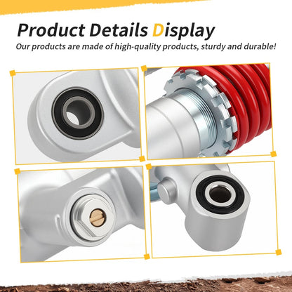 For Suzuki Quadsport Z 400 LT-Z400 03-14 52100-33H10-YKS Front Shocks Absorber & Adjustable Tool