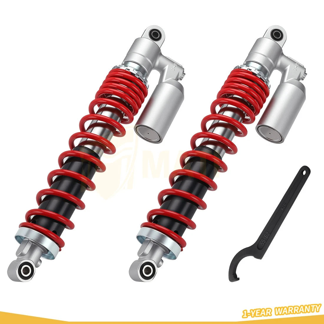 For Suzuki Quadsport Z 400 LT-Z400 03-14 52100-33H10-YKS Front Shocks Absorber & Adjustable Tool