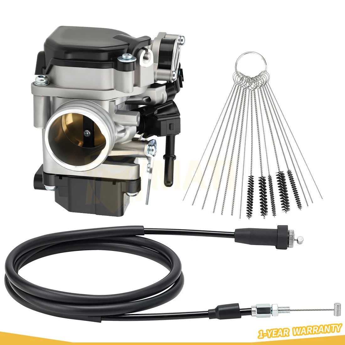 Throttle Body & Cable For Honda Rancher 420 2014-2019 16400-HR3-A42 16410-HR3-A41