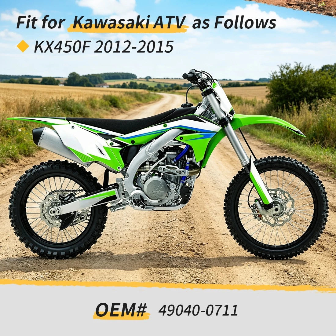 Fuel Pump & Gasket For Kawasaki KX450F 2012 2013 2014 2015 49040-0711