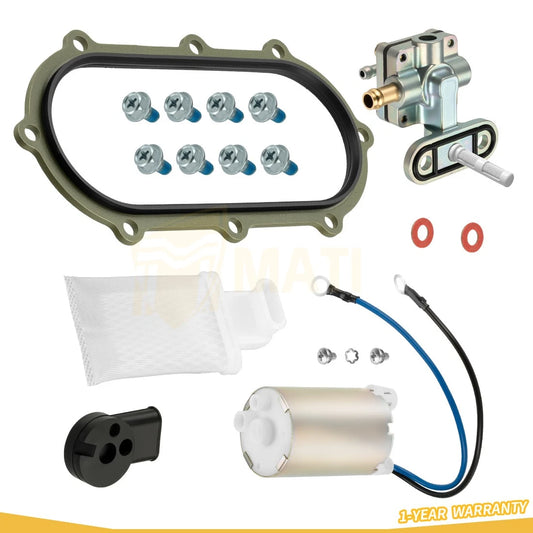 Fuel Gas Valve Petcock & Fuel Pump Set For Suzuki GSX-R600 GSX-R750X 96-00 44300-33E01 44300-33E0V