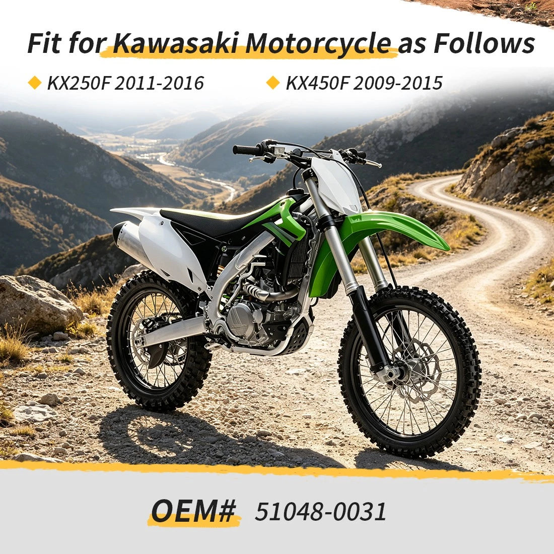 Fuel Tank Cap For Kawasaki KX450F 2009-2015 KX250F 2011-2016 51048-0031