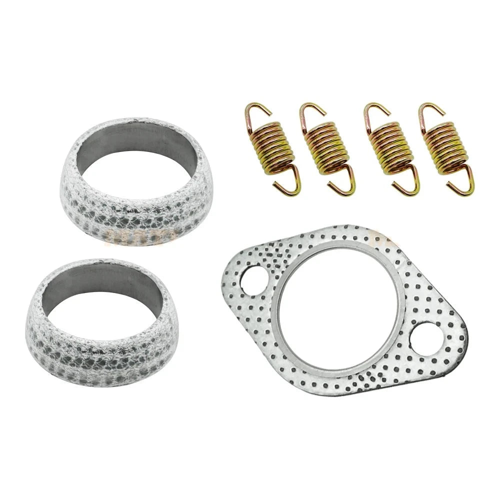 Gasket Exhaust Seal Spring Muffler Rebuild Kit for Polaris Sportsman 400/450/500 Ranger 400/425/500 Scrambler 500 Hawkeye 400 Worker 500 OEM: 3085075, 5243518, 5256385, 5242571 Mati Powersports