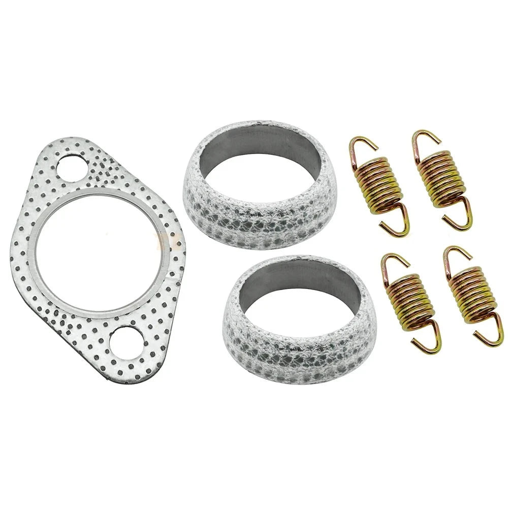 Gasket Exhaust Seal Spring Muffler Rebuild Kit for Polaris Sportsman 400/450/500 Ranger 400/425/500 Scrambler 500 Hawkeye 400 Worker 500 OEM: 3085075, 5243518, 5256385, 5242571 Mati Powersports