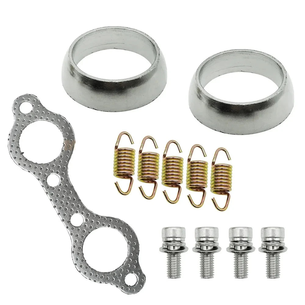 Gasket Seal Spring Exhaust Muffler Rebuild Kit for Polaris Sportsman 600 700 800 MV7 2002-2006 Frontier OEM: 5811511 3610047 Mati Powersports