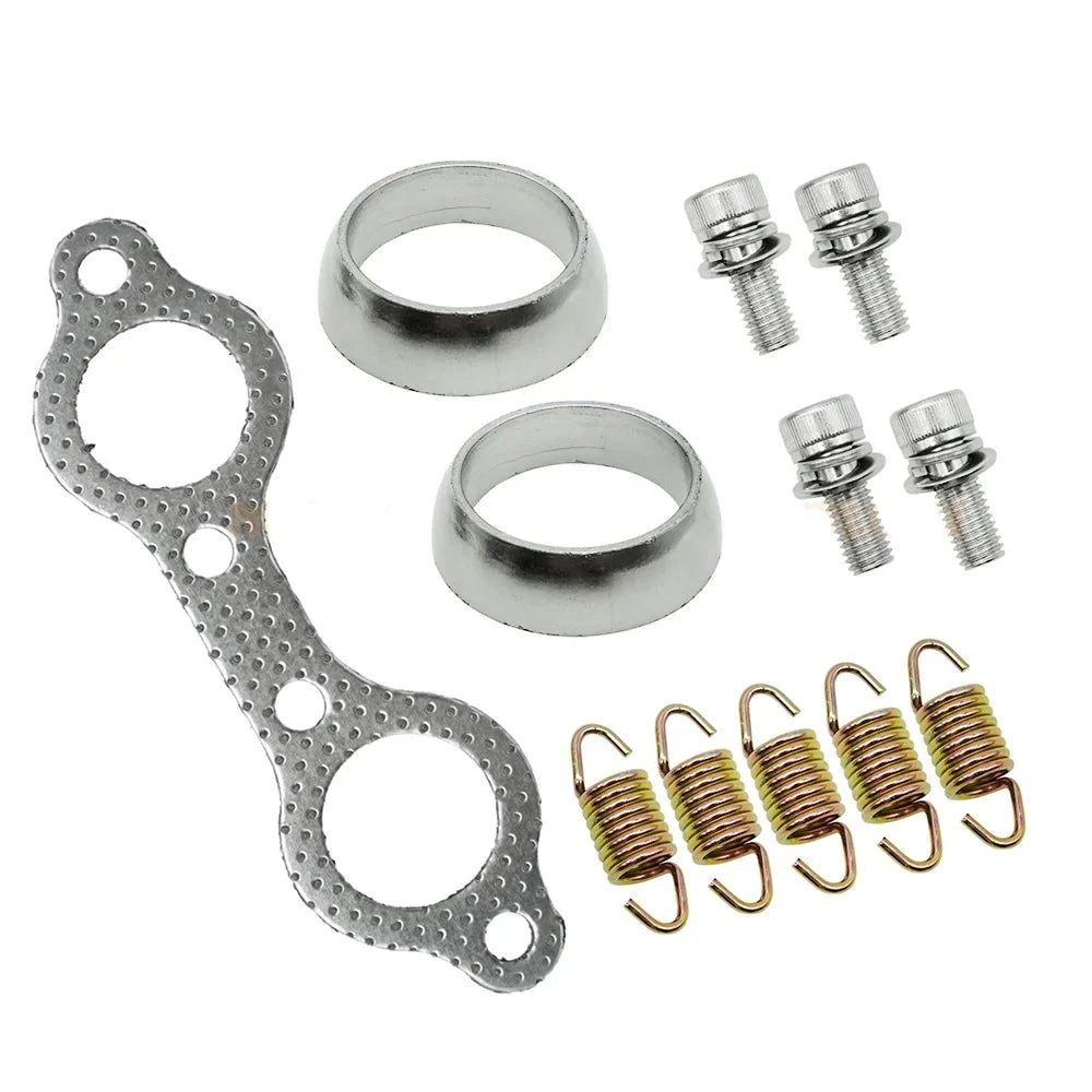 Gasket Seal Spring Exhaust Muffler Rebuild Kit for Polaris Sportsman 600 700 800 MV7 2002-2006 Frontier OEM: 5811511 3610047 Mati Powersports