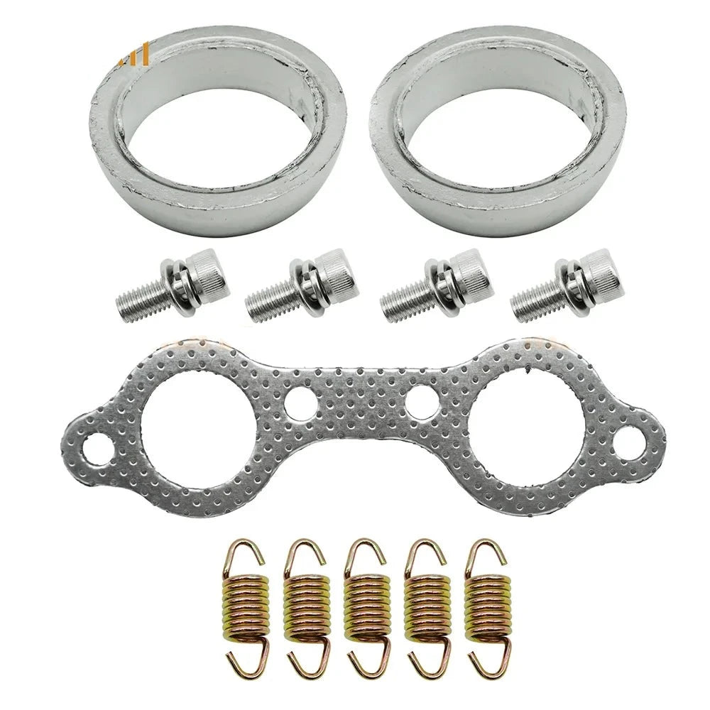 Gasket Seal Spring Exhaust Muffler Rebuild Kit for Polaris Sportsman 600 700 800 MV7 2002-2006 Frontier OEM: 5811511 3610047 Mati Powersports