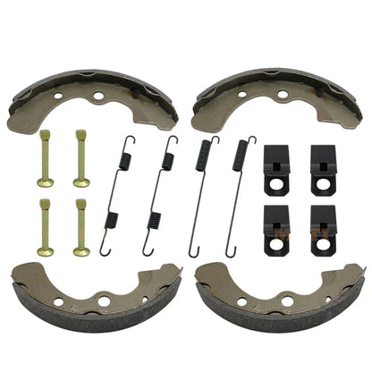 Front Brake Shoe Kit (Left & Right) For Kawasaki Mule 1000 2010 2020 2030 2500 2510 2520 KAF450 KAF540 KAF620 KAF950 OEM 41048-1074 92043-1398