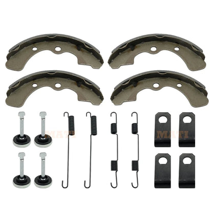 Front Brake Shoes, Springs, and Pins for Kawasaki Mule 3000 3010 3020 4000 4010 KAF620 KAF950 Diesel 2001-2021 OEM: 41048-1134