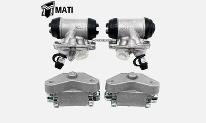 M MATI Honda TRX250TE/TM Recon250 Front Brake Kit Wheel Cylinder & Adjuster & Brake Shoes