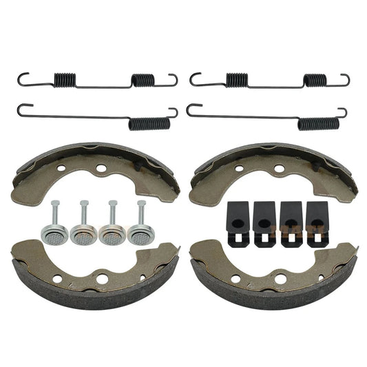 Front Brake Shoes, Springs, and Pins for Kawasaki Mule 3000 3010 3020 4000 4010 KAF620 KAF950 Diesel 2001-2021 OEM: 41048-1134