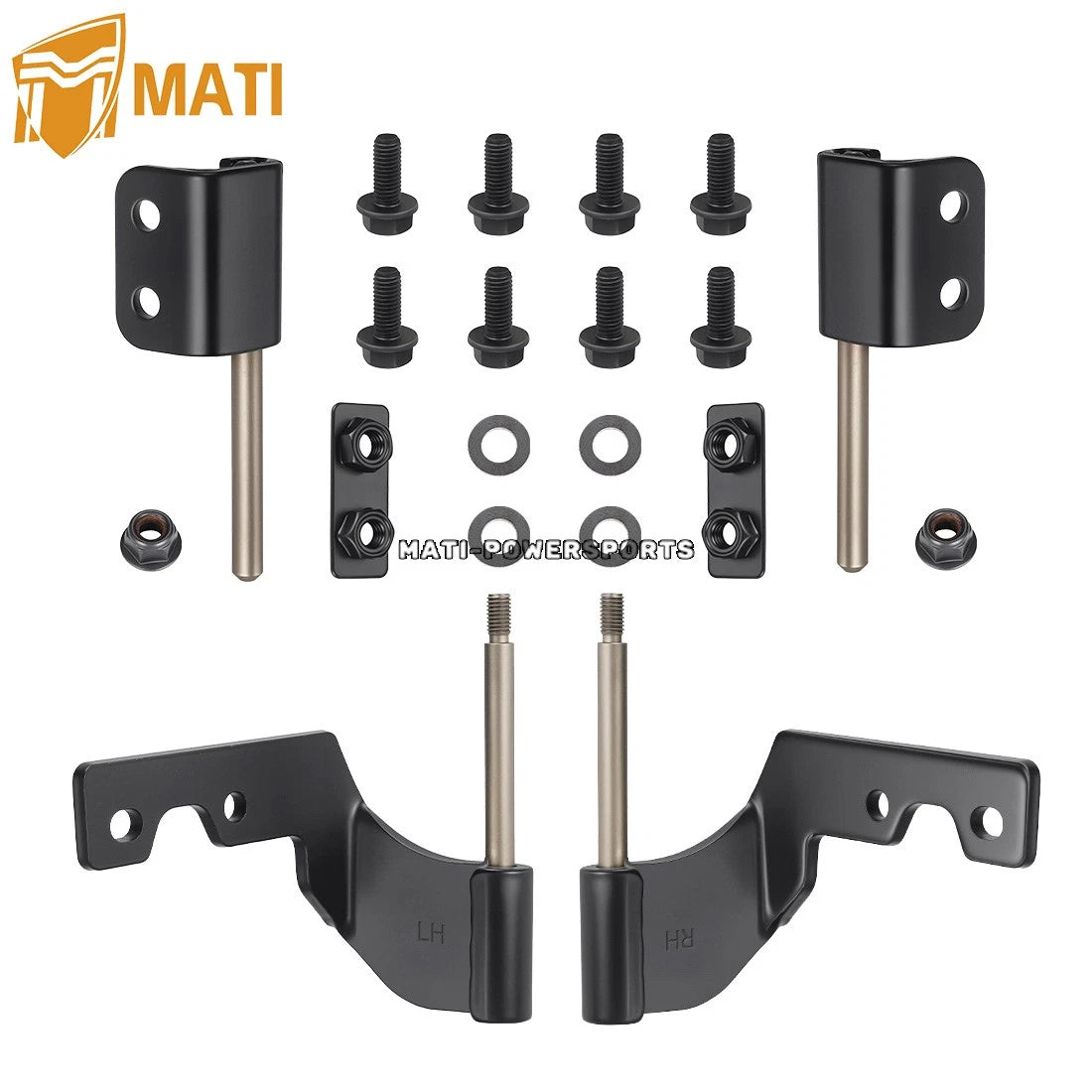 Half Door Hinge Kit 2207709 for Polaris Ranger Crew XP 1000 NorthStar 2019-2025