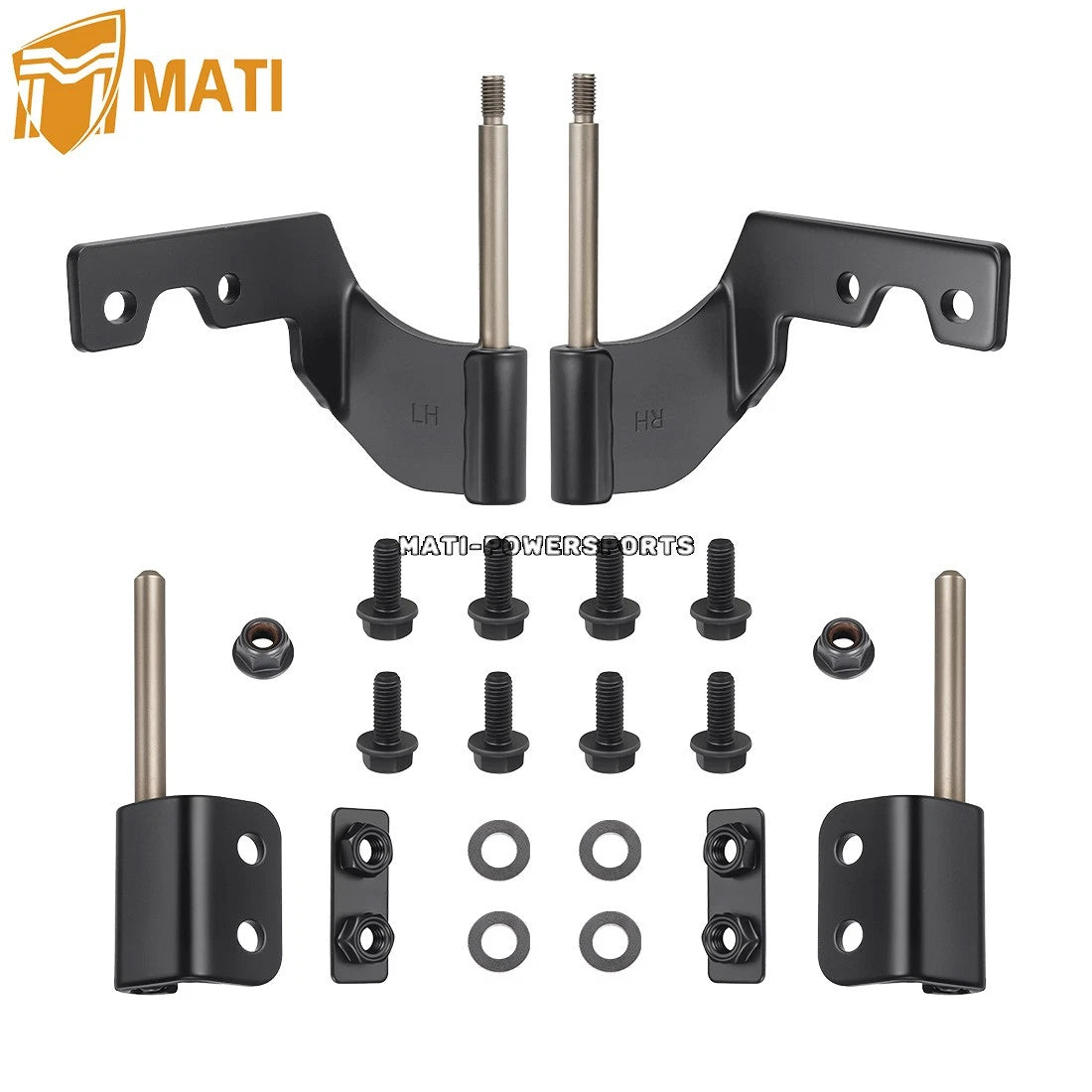 Half Door Hinge Kit 2207709 for Polaris Ranger Crew XP 1000 NorthStar 2019-2025