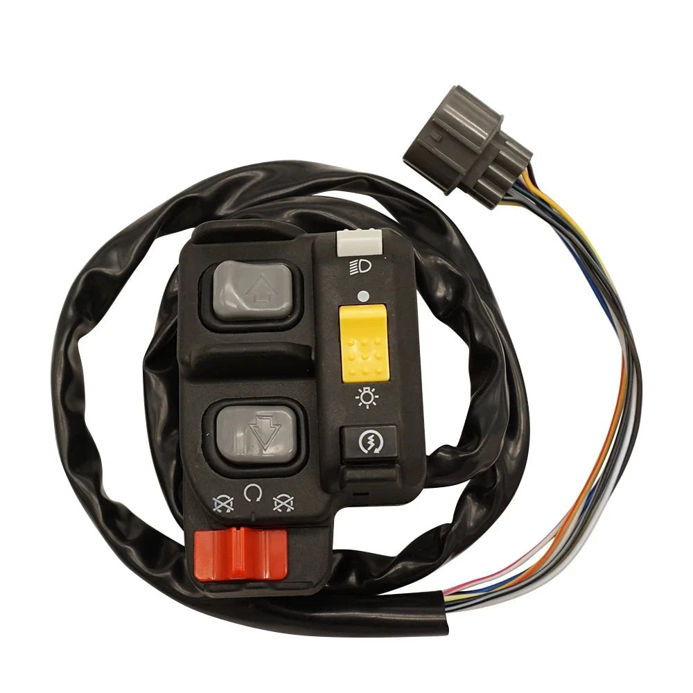 Handlebar Control Switch Electric Shift Start Stop Headlight for Honda ATV TRX350FE TRX350TE - OEM: 35020-HN5-A10 Mati Powersports