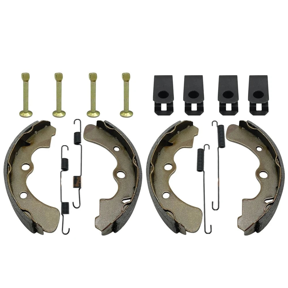 Front Brake Shoe Kit (Left & Right) For Kawasaki Mule 1000 2010 2020 2030 2500 2510 2520 KAF450 KAF540 KAF620 KAF950 OEM 41048-1074 92043-1398