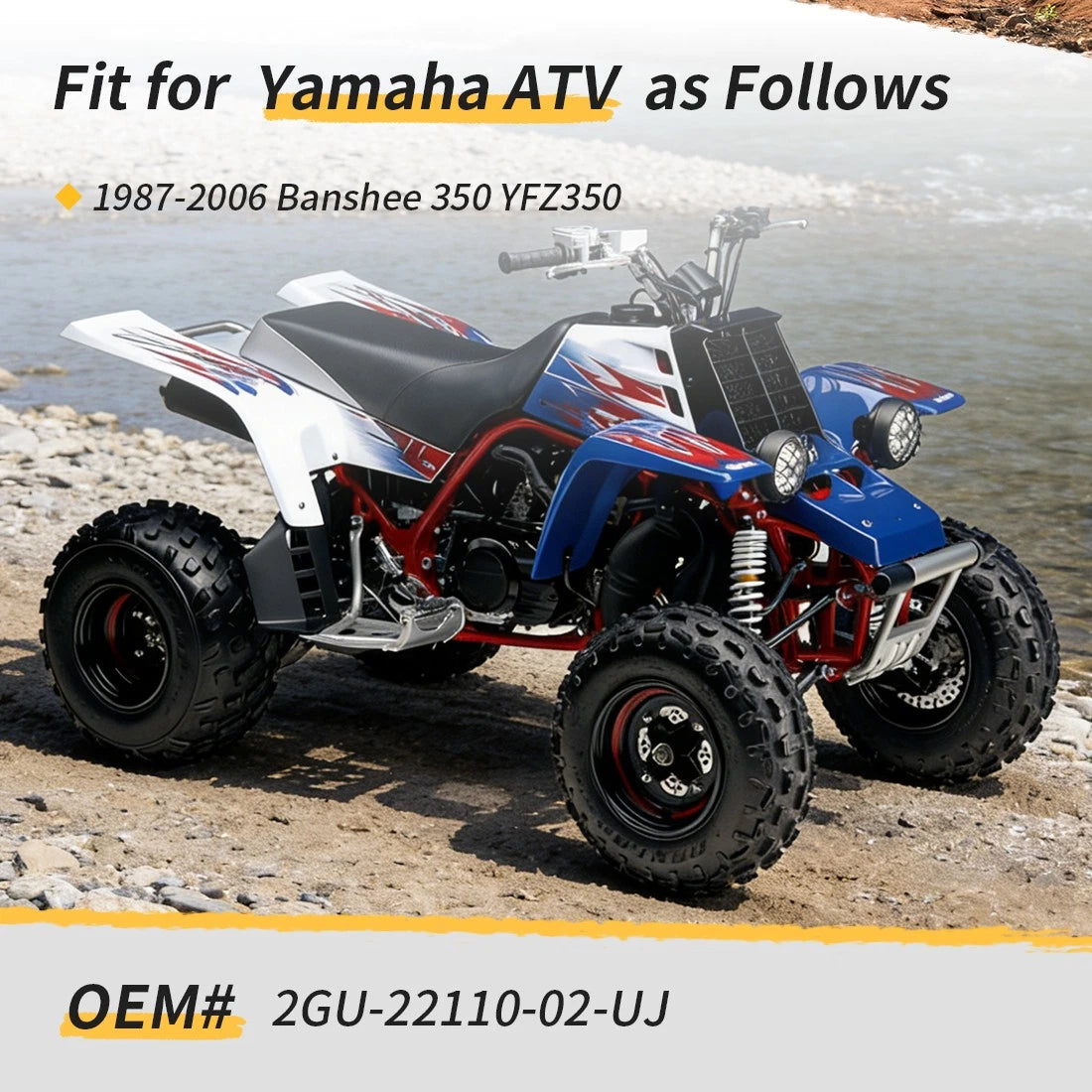 Culbuteur de soupape pour Yamaha Big Bear Grizzly Kodiak Warrior Wolverine Rhino Raptor Bruin Moto-4 350 400 450 3GD-12151-00-00