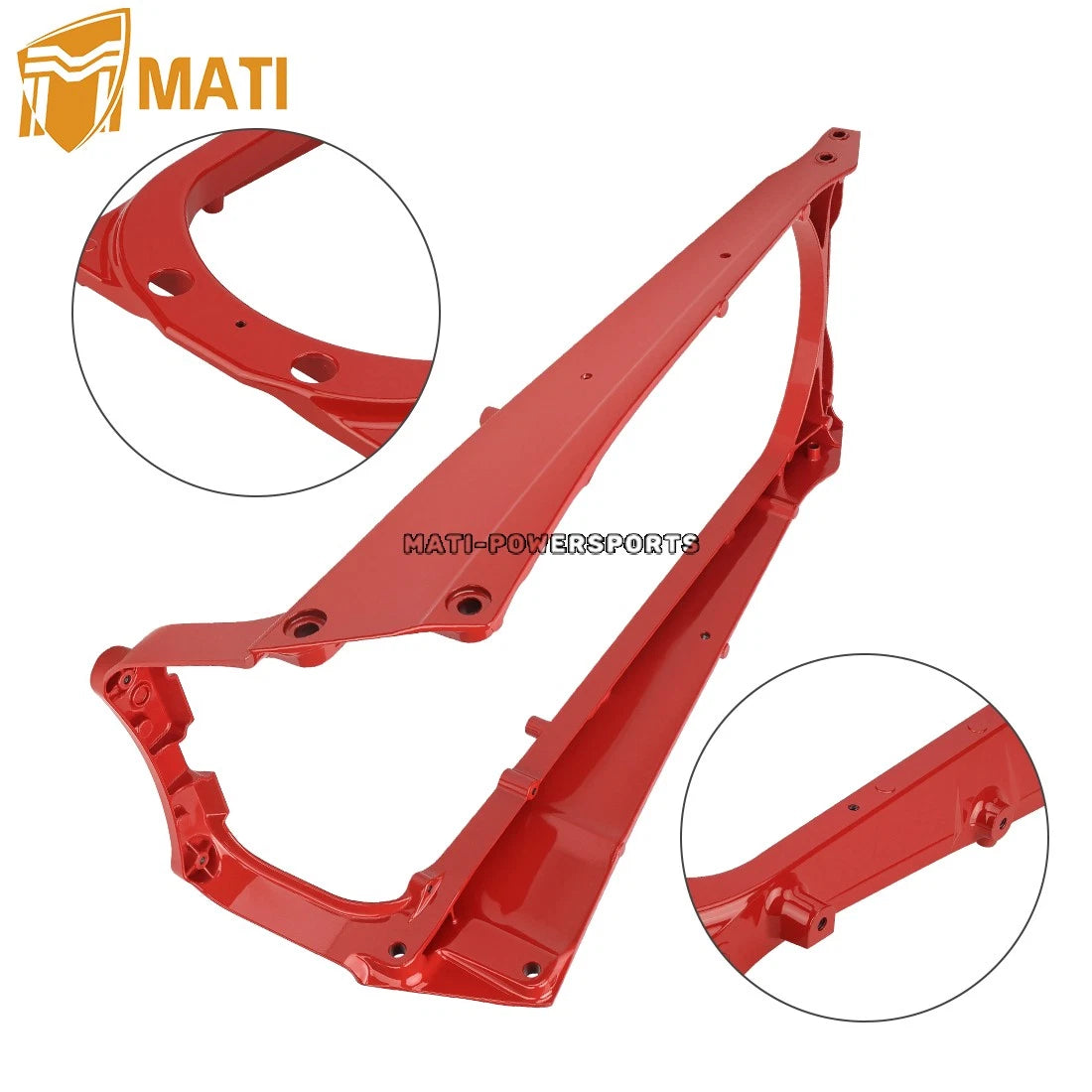 Red Aluminum Sub Frame & Bolts For Yamaha Raptor YFM700R YFM700 2006-2024 1S3-21190-08-00