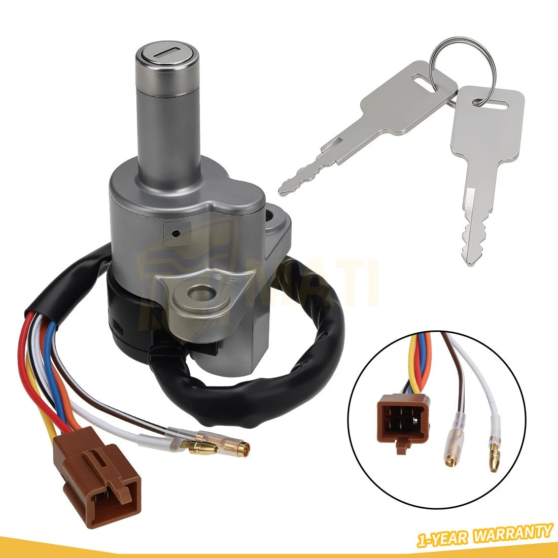 Ignition Key Switch Assembly For Kawasaki Vulcan 700 750 VN700A VN750A 1985-2006 27005-5052