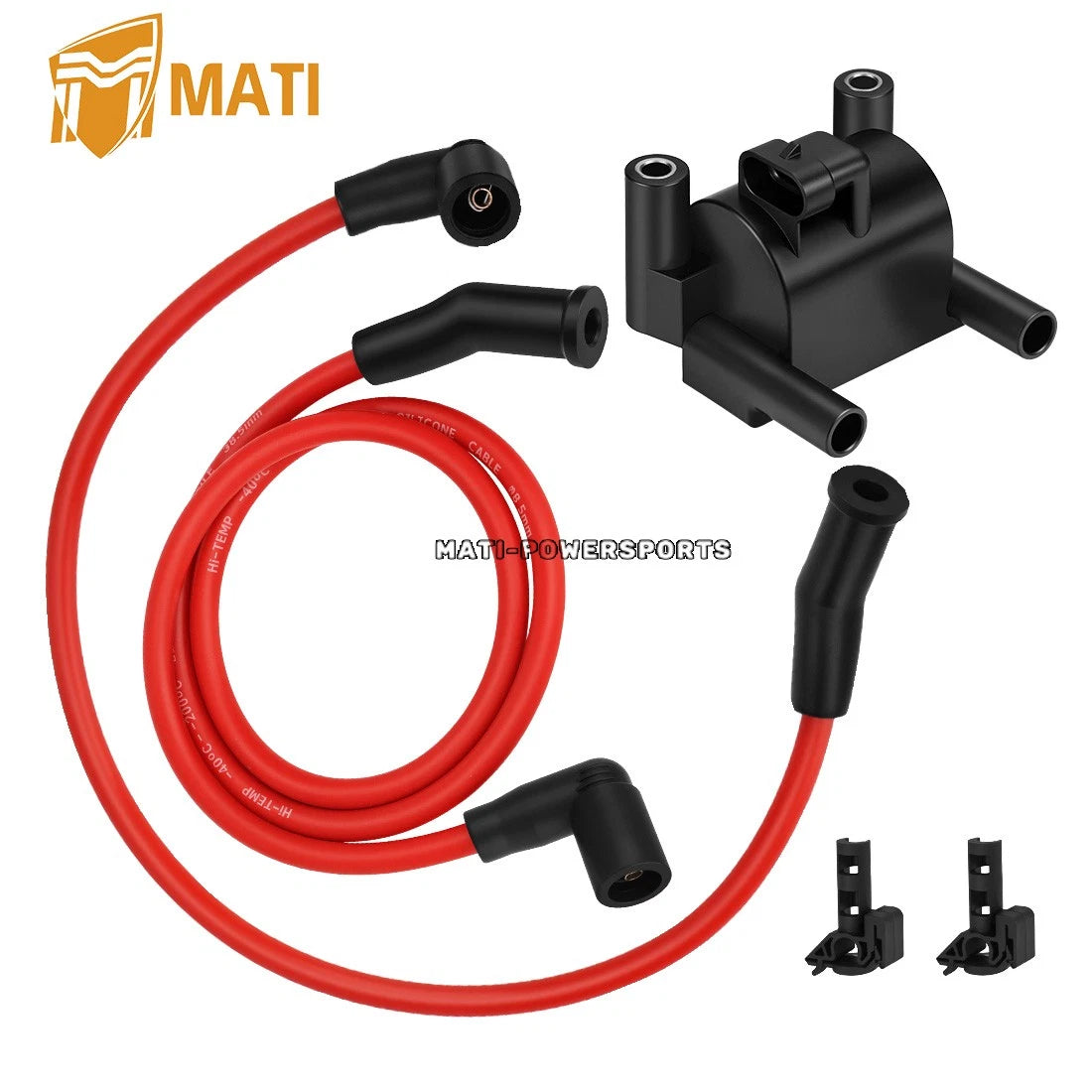 Ignition Coil & Wires & Spark plug Cap for FXD FXDB FXDC FXDF FXDL FXST 2007-2017 31696-07A