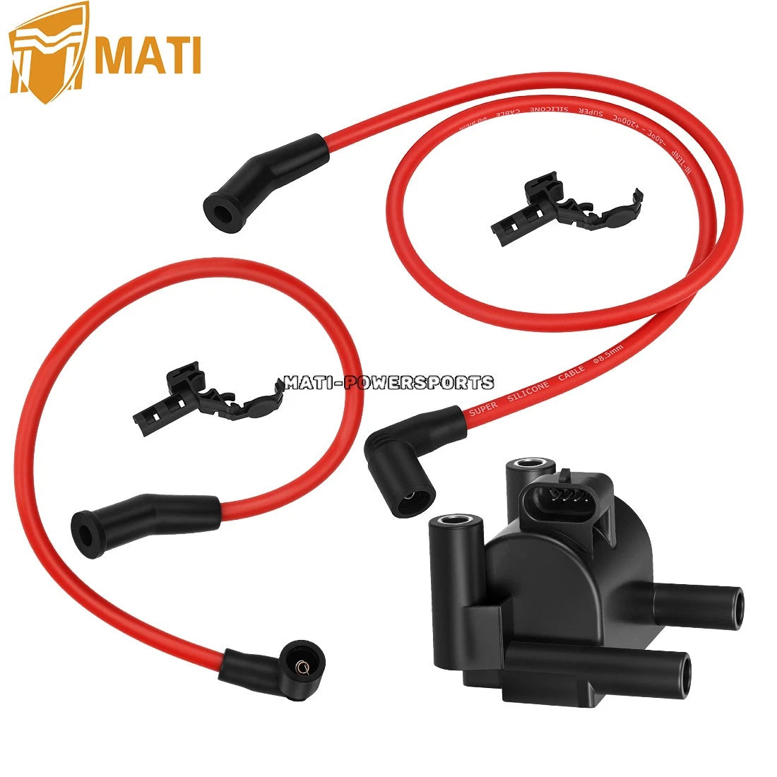 Ignition Coil & Wires & Spark plug Cap for FXD FXDB FXDC FXDF FXDL FXST 2007-2017 31696-07A