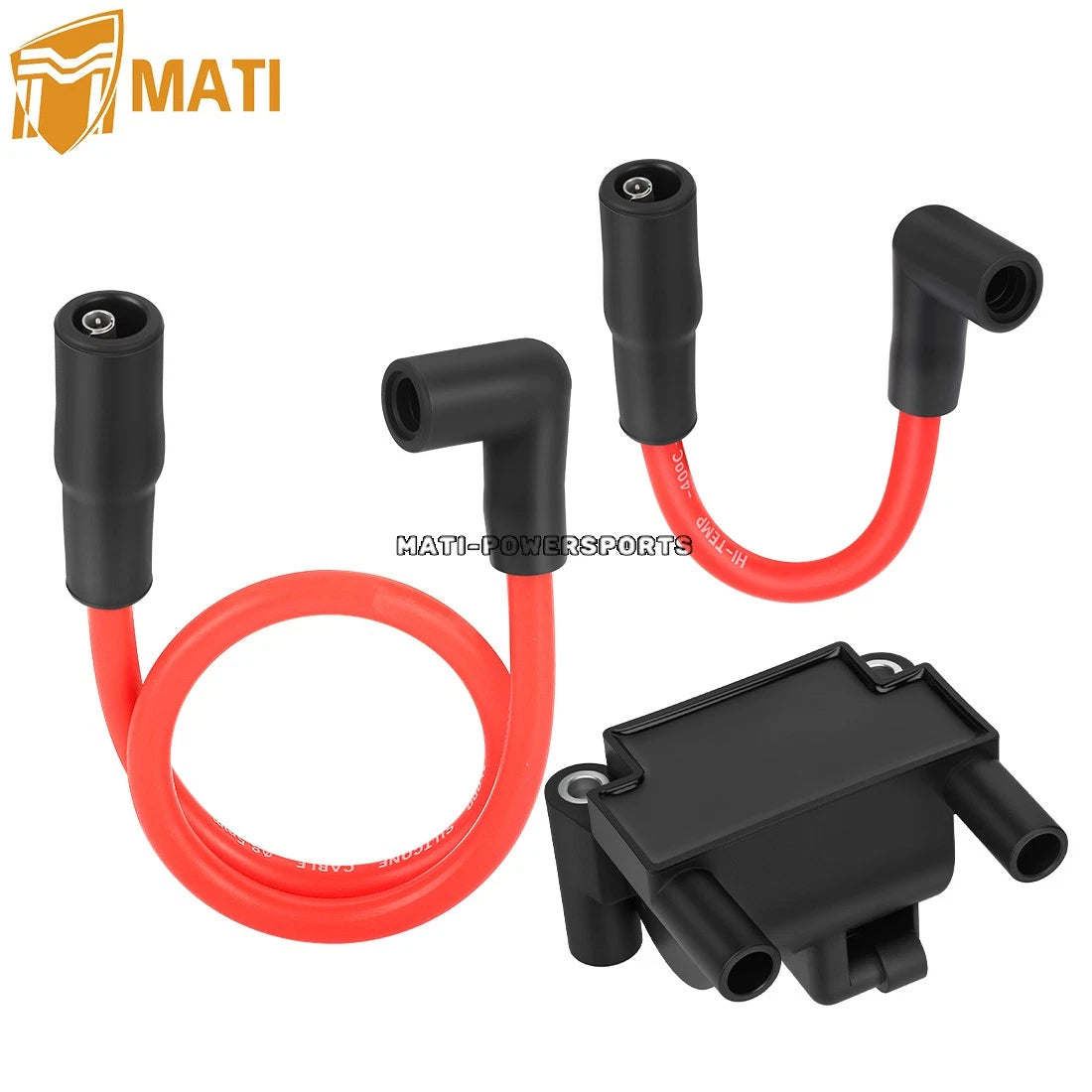 Ignition Coil & Spark Plug wire Cap For FXD FLD FXST FXSB FXSE Dyna Low Rider Super Glide CVO Softail Fat Boy  2007-2017 31696-07A