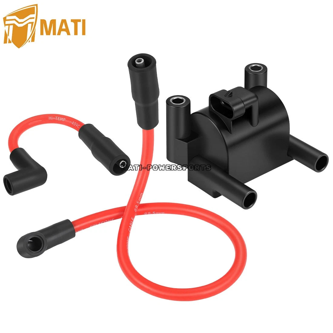 Ignition Coil & Spark Plug wire Cap For FXD FLD FXST FXSB FXSE Dyna Low Rider Super Glide CVO Softail Fat Boy  2007-2017 31696-07A