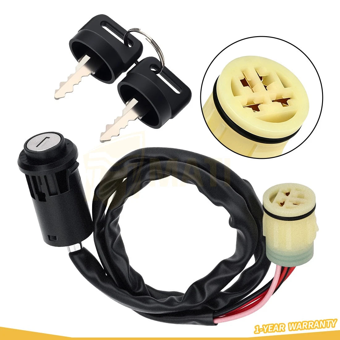 35100-HR6-A61 Ignition Key Switch For Honda Foreman 450 500 520 Rancher 420 400 Rincon 680 650 Rubicon 500 520