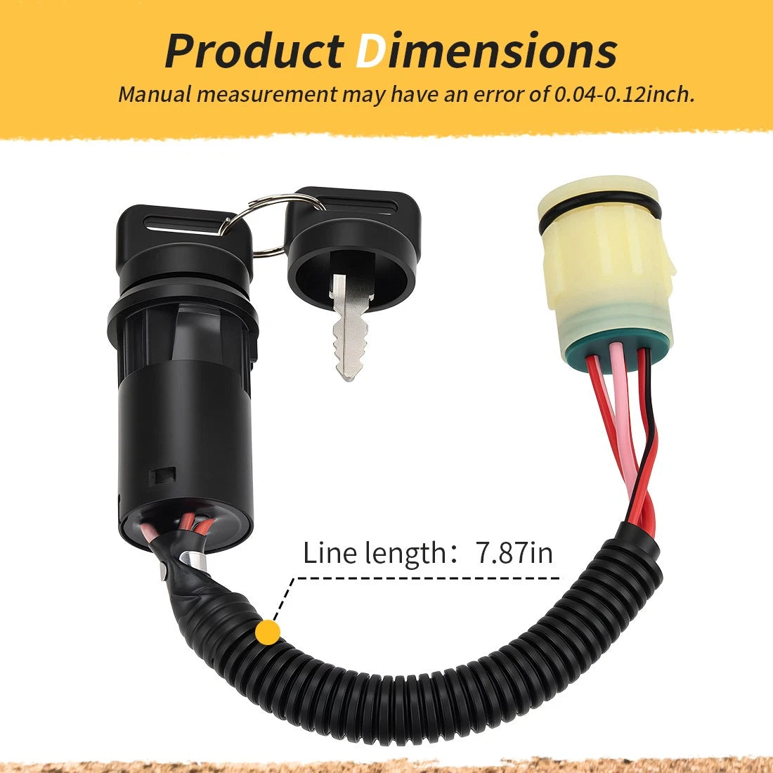 Ignition Key Switch For Honda TRX700XX 2008-2009 35100-HP6-A01