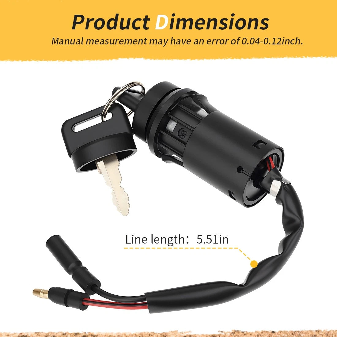 35100-K28-E21 Ignition Key Switch For Honda CRF110F CRF125F CRF125FB 2019-2026