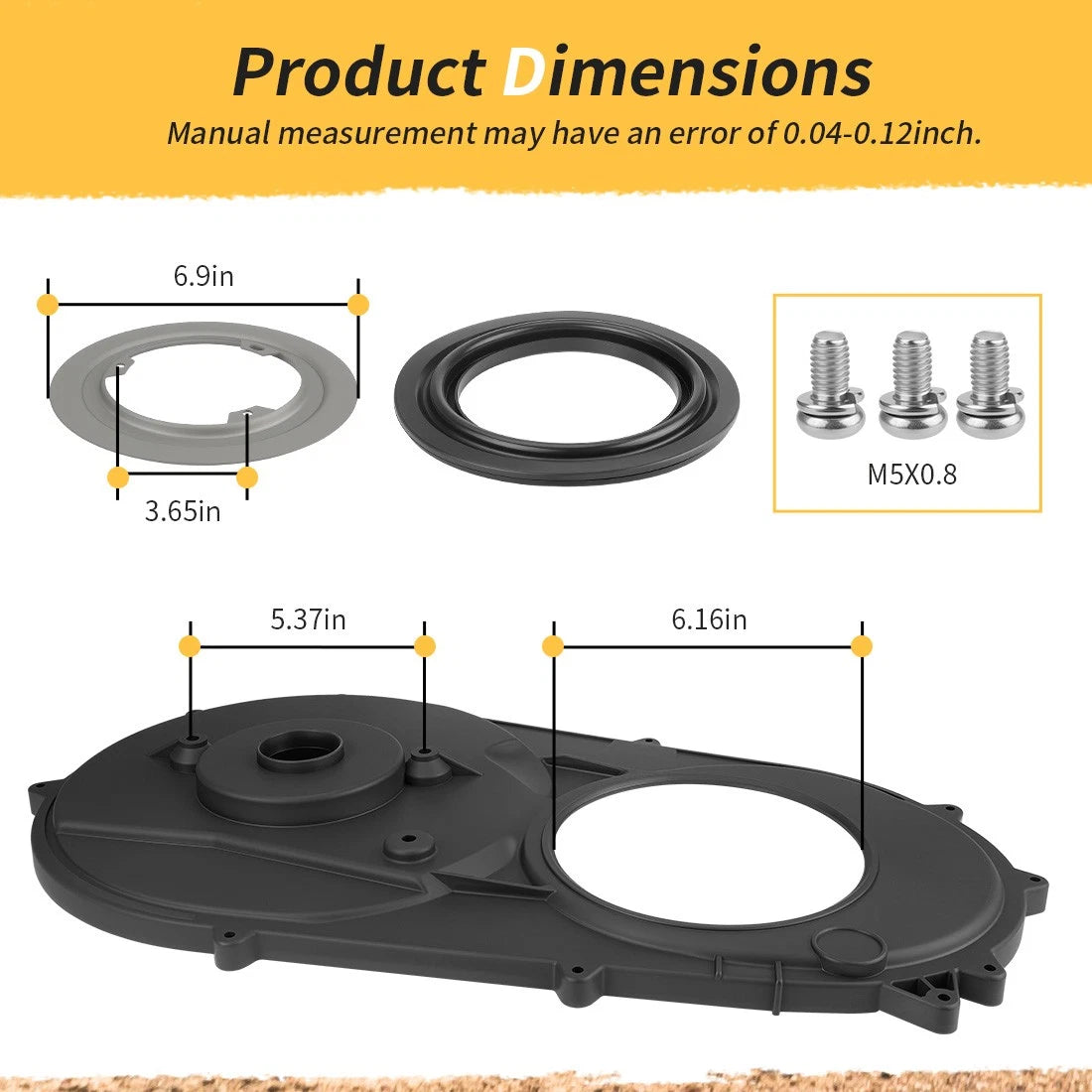 2202438 Inner Belt Clutch Cover Set For Polaris Worker Trail Boss Trail Boss Blazer Sportsman Scrambler 330 325 400 500 2001-2013 2201851