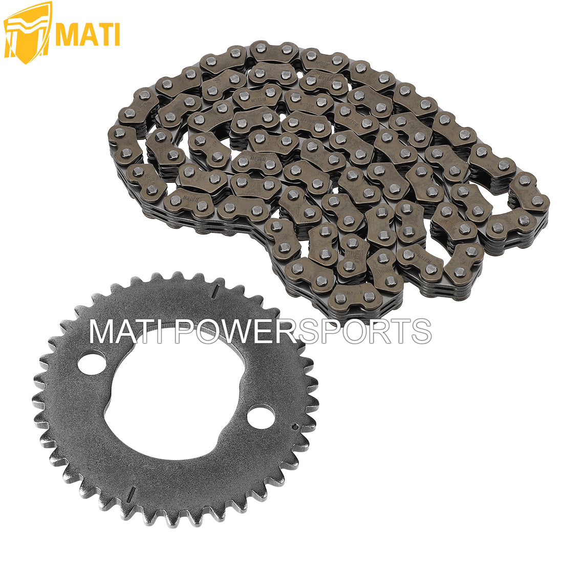 Cam Chain & 38T Cam Gear Sprocket For Honda FourTrax 300 TRX300 2x4 TRX300FW 4x4 1988-2000 14321-HC4-000 14401-HC0-003