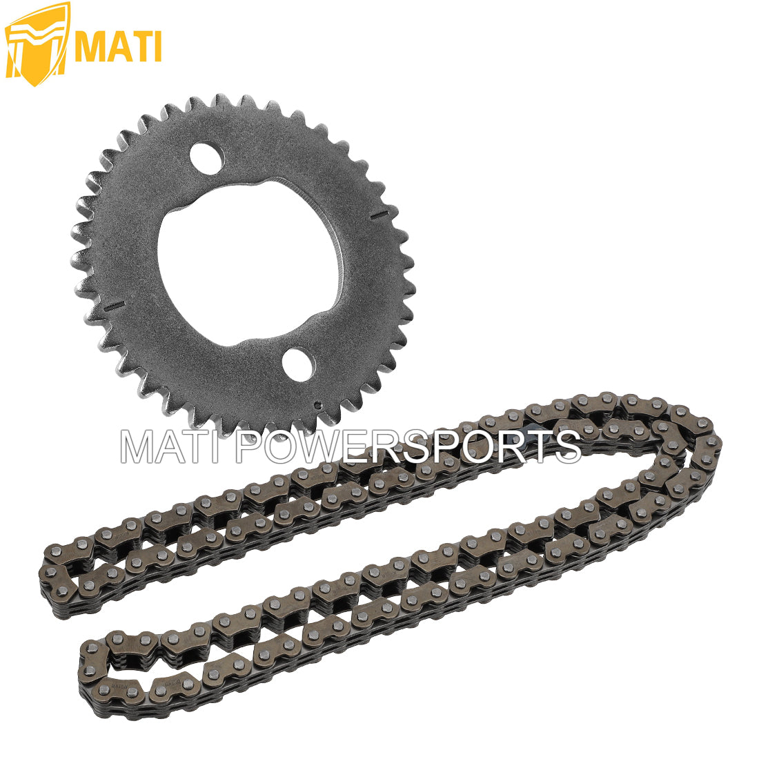 Cam Chain & 38T Cam Gear Sprocket For Honda FourTrax 300 TRX300 2x4 TRX300FW 4x4 1988-2000 14321-HC4-000 14401-HC0-003