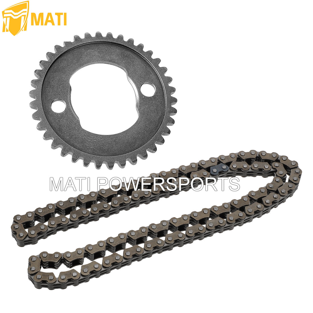 Cam Chain & 38T Cam Gear Sprocket For Honda FourTrax 300 TRX300 2x4 TRX300FW 4x4 1988-2000 14321-HC4-000 14401-HC0-003