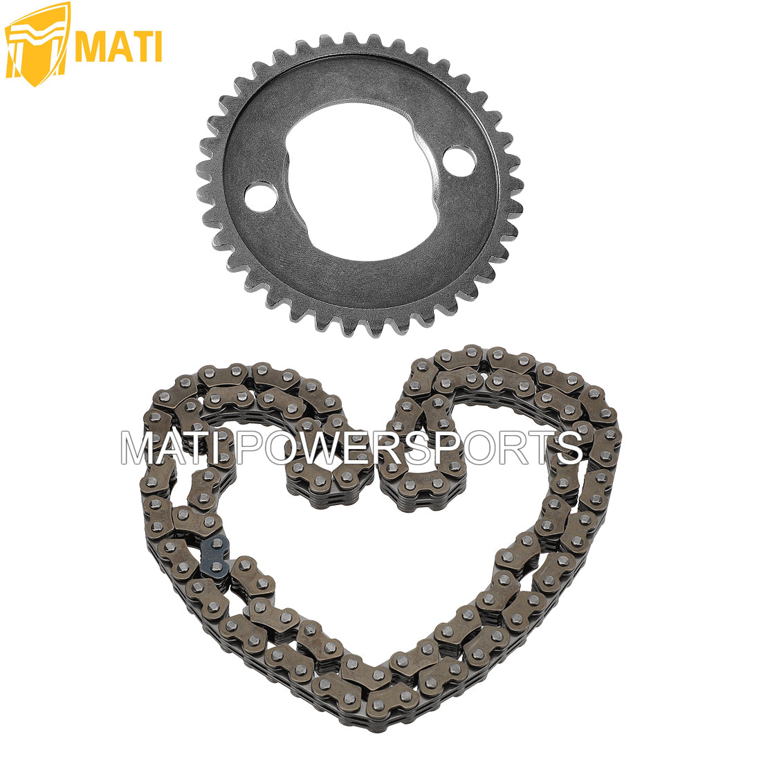 Cam Chain & 38T Cam Gear Sprocket For Honda FourTrax 300 TRX300 2x4 TRX300FW 4x4 1988-2000 14321-HC4-000 14401-HC0-003