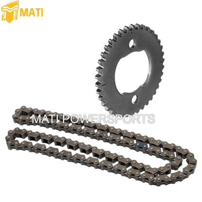 Cam Chain & 38T Cam Gear Sprocket For Honda FourTrax 300 TRX300 2x4 TRX300FW 4x4 1988-2000 14321-HC4-000 14401-HC0-003