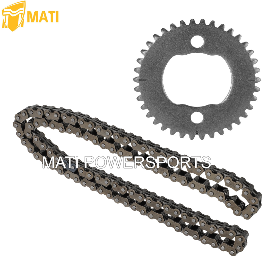 Cam Chain & 38T Cam Gear Sprocket For Honda FourTrax 300 TRX300 2x4 TRX300FW 4x4 1988-2000 14321-HC4-000 14401-HC0-003