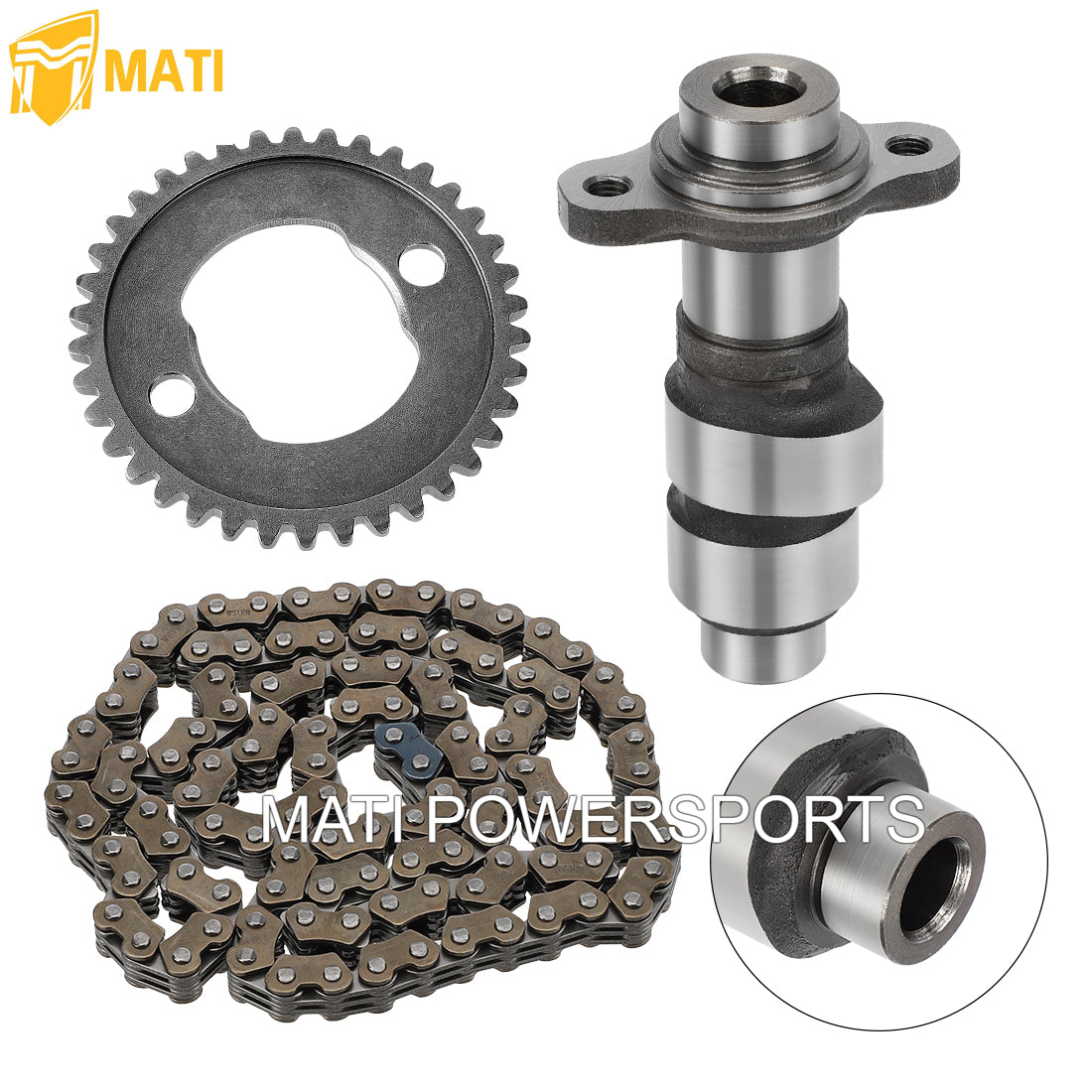 M MATI Camshaft & Cam Chain & Sprocket For Honda FourTrax 300 TRX300 2x4 TRX300FW 4x4 1988-2000 14321-HC4-000