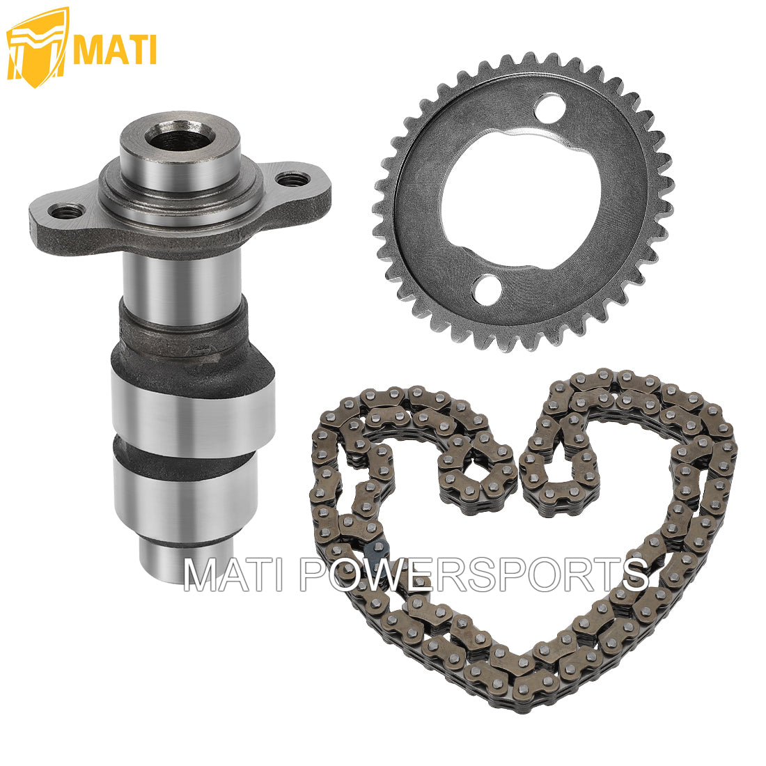 M MATI Camshaft & Cam Chain & Sprocket For Honda FourTrax 300 TRX300 2x4 TRX300FW 4x4 1988-2000 14321-HC4-000