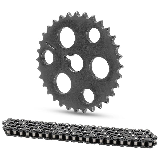 Cam Chain & Gear Sprocket For Yamaha Warrior Wolverine Big Bear Moto-4 350 YFM350/X/ER