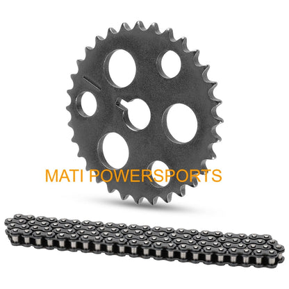 Camshaft & Cam Chain Gear Bearing Kit For Yamaha Warrior Moto-4 Wolverine Big Bear 350 YFM350