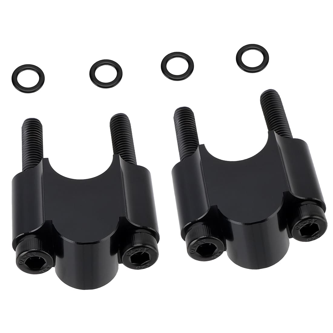 30mm Height 7/8" Heavy Duty Black Handlebar Risers For Honda Yamaha Suzuki Kawasaki Can-Am BMW Motorcycle & ATV Dirt Bike etc.