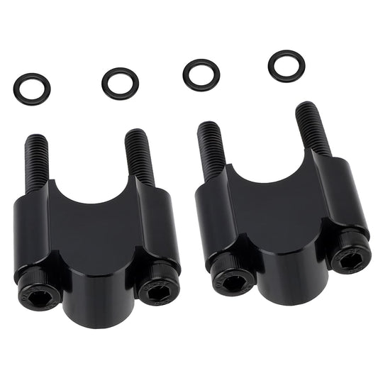 30mm Height 7/8" Heavy Duty Black Handlebar Risers For Honda Yamaha Suzuki Kawasaki Can-Am BMW Motorcycle & ATV Dirt Bike etc.