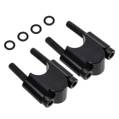 30mm Height 7/8" Heavy Duty Black Handlebar Risers For Honda Yamaha Suzuki Kawasaki Can-Am BMW Motorcycle & ATV Dirt Bike etc.