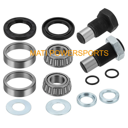 Swing Arm Bearing Seal Kit & Shaft For Kawasaki KFX700 KVF650 KVF360 KVF700 Brute Force 650 Prairie 360 650 700